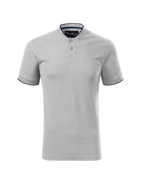 Herren-Poloshirt im Bomberstil Malfini Diamond 273 weiß
