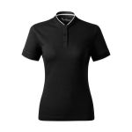 Women's bomber style polo shirt Malfini Diamond 274 white