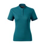 Damen-Poloshirt im Bomber-Stil Malfini Diamond 274 weiß