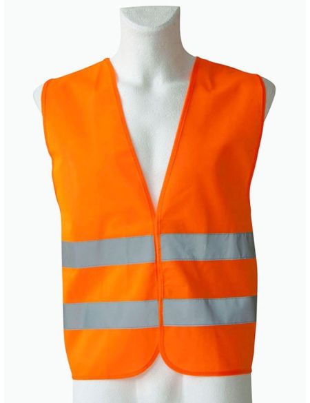 Single safety vest Korntex KXX217 Freiburg yellow