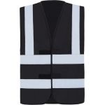 Weste mit vier Reflektorstreifen Korntex KXVR Hannover schwarz