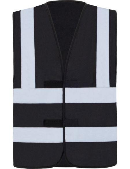 Weste mit vier Reflektorstreifen Korntex KXVR Hannover schwarz
