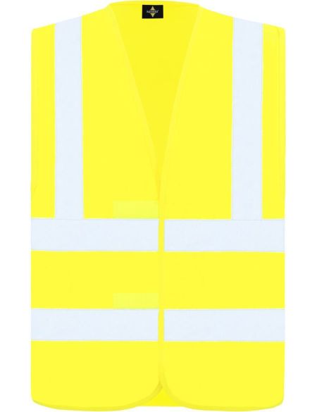Vest with four reflective stripes Korntex KXVR Hannover black
