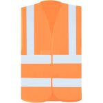 Vesta se čtyřmi reflexními pruhy Korntex KXVR Hannover orange