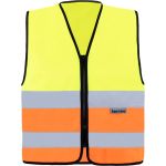 Sicherheitsweste mit Reißverschluss Korntex RX217 Köln neongrün