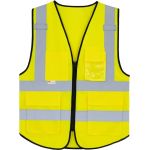 Korntex KXPMF München hi-vis gelbe Multifunktionsweste