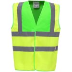 Vesta bezpečnostní Hi-Vis Yoko HVW100 lime/hi vis yellow