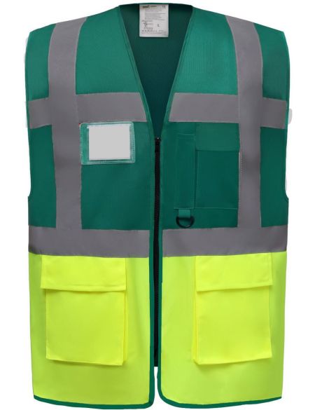 Vest multifunctional Hi-Vis Yoko HVW801 white