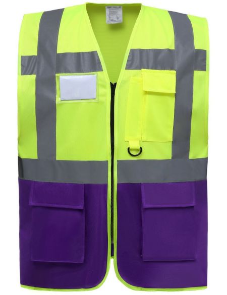 Vest multifunctional Hi-Vis Yoko HVW801 white
