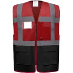 Vesta multifunčkní Hi-Vis Yoko HVW801 red/black