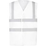 Hi-Vis safety mesh vest Yoko HVW120 white