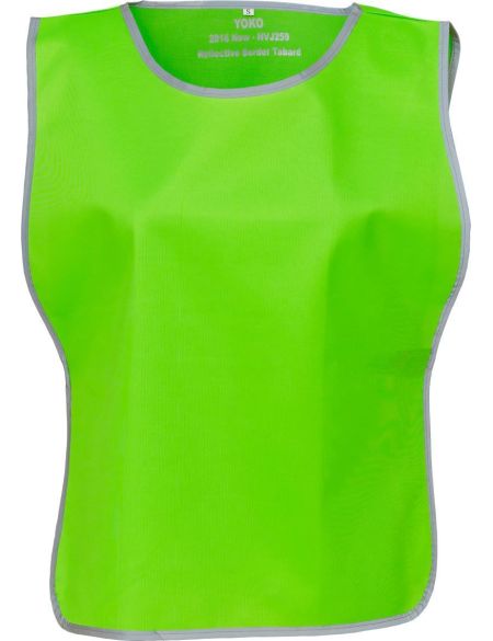 Vesta Tabard Hi-Vis gumička a suchý zip na obou stranách
