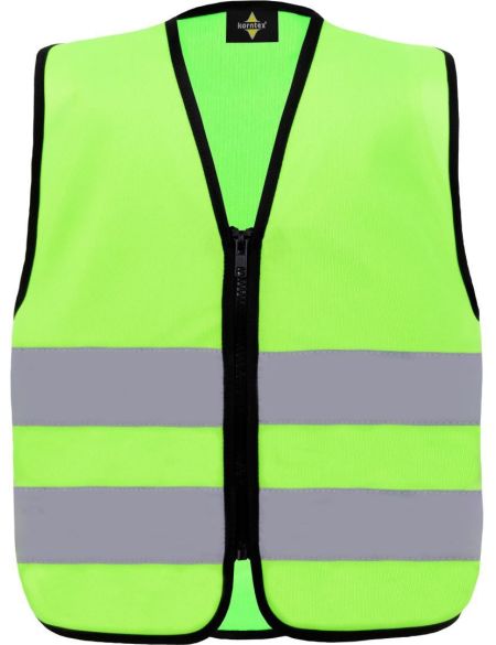 Children's safety vest Korntex KWRX Aalborg neon green