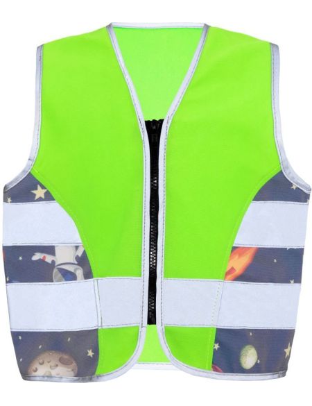 Children's safety vest Korntex ACTION silver/fire department