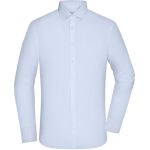 Slim fit poplin shirt with long sleeves Daiber JN1372 white