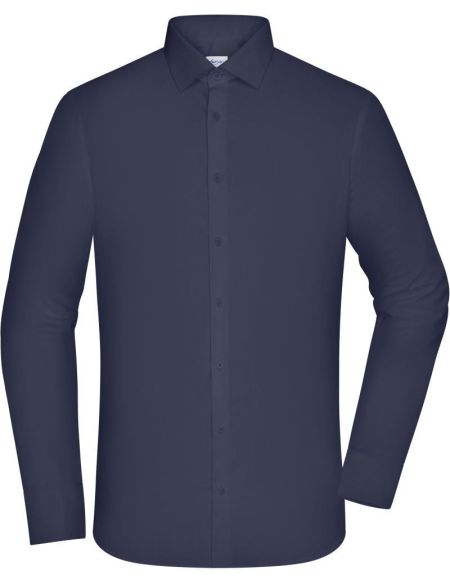 Košile pánská popelínová slim fit s dl. rukávem Daiber JN1372 white