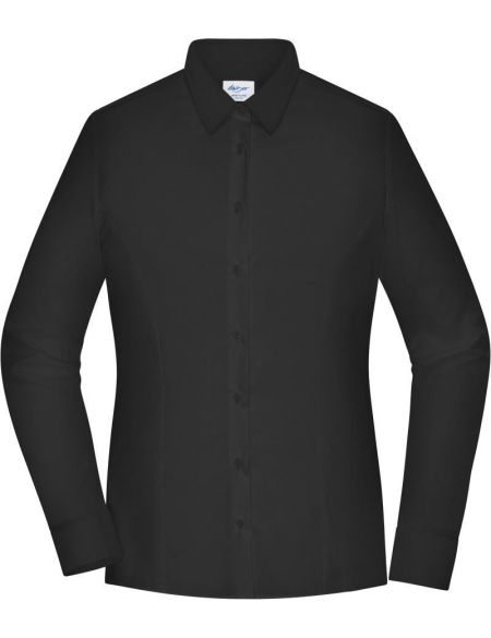 Košile dámská popelínová slim fit s dl. rukávem