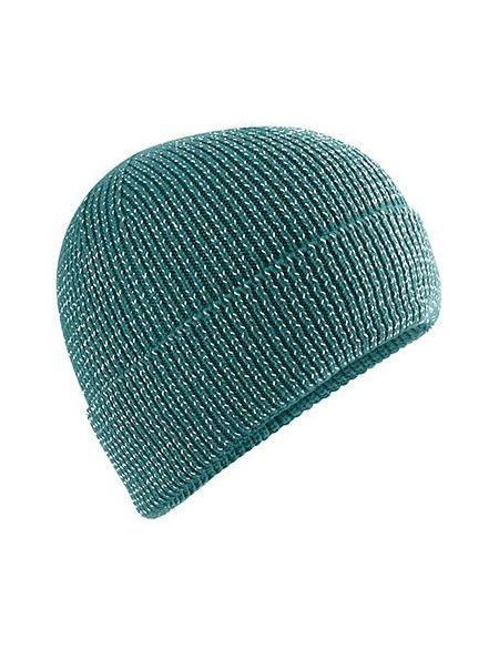 Strickmütze Streetlife Reflective Beechfield B325R weiß
