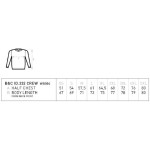 Mikina unisex BC ID.332 Crew lotus blue