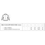 Mikina dětská s kapucí BC ID.334 Zip Hood kids navy
