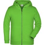 Mikina dětská s kapucí Daiber JN8026K lime green