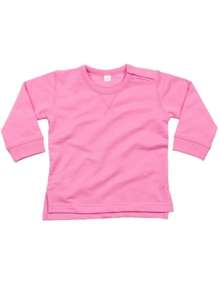 Babybugz Bio-Baumwolle Kinder-Sweatshirt BZ31 Heather Grey Melange