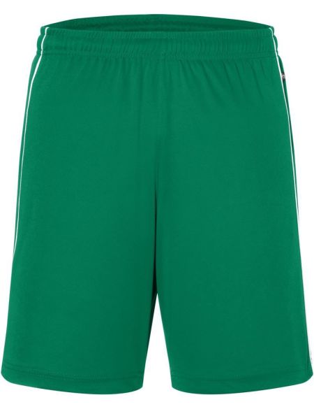 Basic Daiber JN387 team sports shorts white/black
