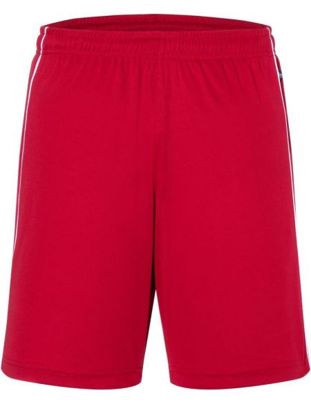 Basic Daiber JN387 Teamsportshorts weiß/schwarz