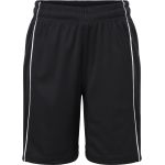 Kinder-Sportteam-Shorts Basic Daiber JN387K weiß/schwarz