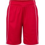Kraťasy dětské sportovní týmové Basic Daiber JN387K red/white