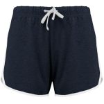 Women's sports shorts Kariban ProAct PA1021 black/grey heather