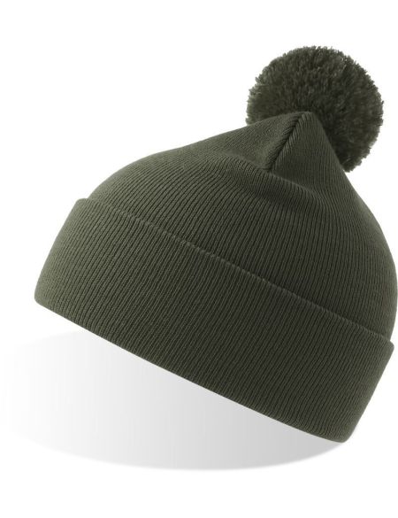 Čepice pletená s bambulí