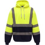 Hoodie with safety features Yoko HVK 05 black