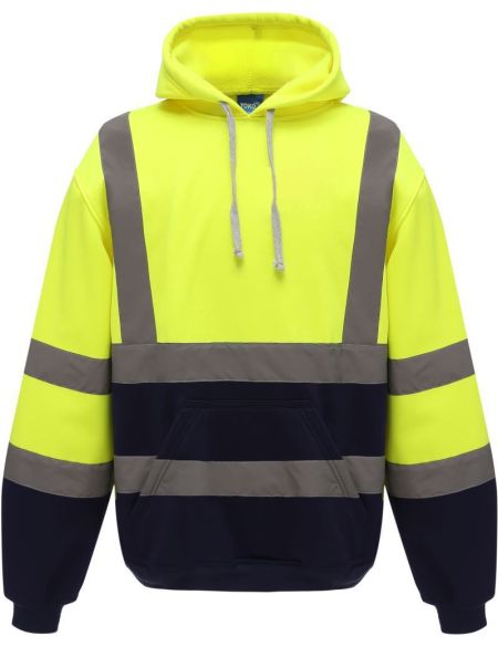 Hoodie with safety features Yoko HVK 05 black