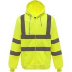Reißverschluss-Sweatshirt mit Sicherheitsfunktionen Yoko HVK07 schwarz