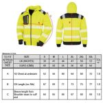 Sicherheitshoodie Result R503X fluoreszierend gelb/schwarz