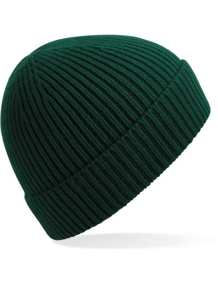 Čepice žebrovaný úplet Beechfield B380 white