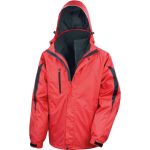 3-in-1-Herrenjacke Result R400M schwarz/schwarz