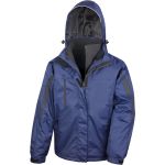3-in-1-Herrenjacke Result R400M schwarz/schwarz