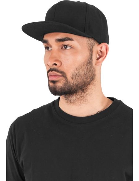 Kappe 6 Panels Snapback Flexfit 6089M schwarz