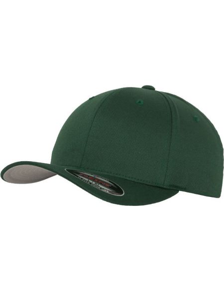 Flexfit 6-Panel Kindermütze aus gekämmter Wolle 6277 oliv