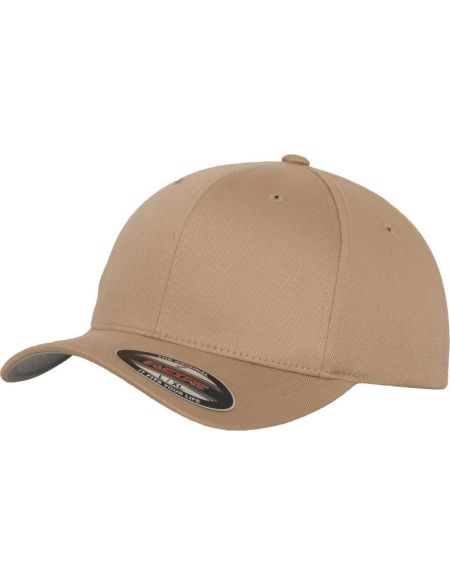 Flexfit 6-Panel Kindermütze aus gekämmter Wolle 6277 oliv
