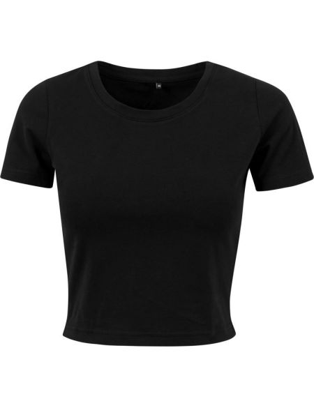 Damen-Crop-Top Build your Brand BY042, weiß