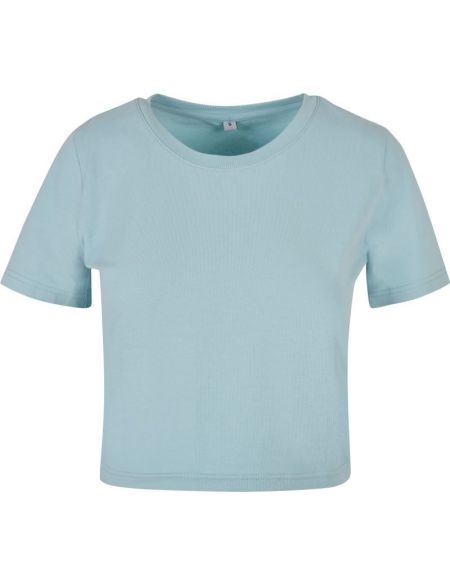 Women's crop top Build your Brand BY042 white