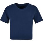 Women's crop top Build your Brand BY042 white