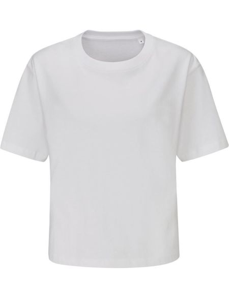 Women's crop top Mantis M198 white