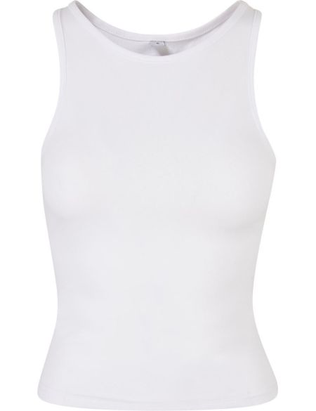 Women's tank top Build your Brand BY208 white
