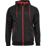 Větrovka Build your Brand BY016 black/red