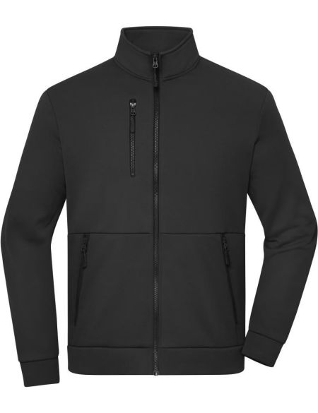 Fleece-Sweatshirt Daiber JN1876 schwarz