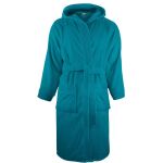 The One Towelling Bathrobe hooded white